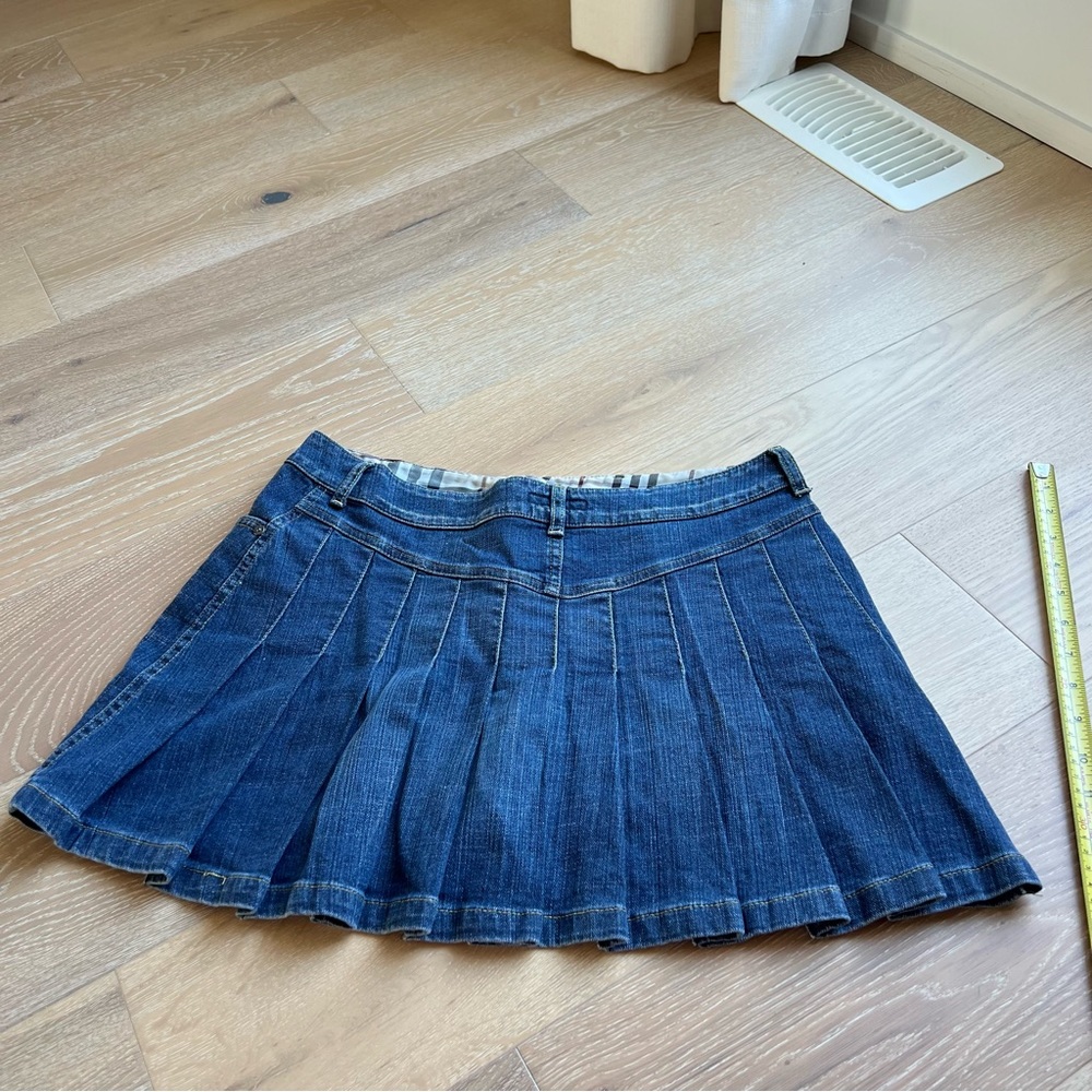Burberry Denim Mini Skirt